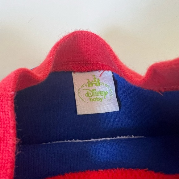 Disney Baby Y2K Mickey & Pluto Long Sleeve Varsity Style Shirt 3-6M Baby - Picture 4 of 6
